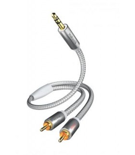 Cables audio analógico RCA/Jack In-akustik Premium MP3-3.5 Phone Plug/2 RCA - cable OFC HiFi