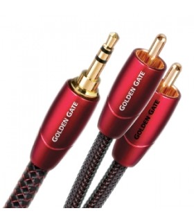 Cables audio analógico RCA/Jack Audioquest Golden Gate Minijack 3.5 mm-2 RCA