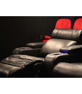 Sillones extra cómodos para sistemas Home Cinema Lumene Hollywood Luxury III, tres plazas