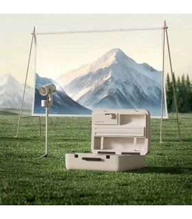 XGIMI Outdoor set (MoGo3 + Pantalla portátil XGIMI de 70” + PowerBase Stand)